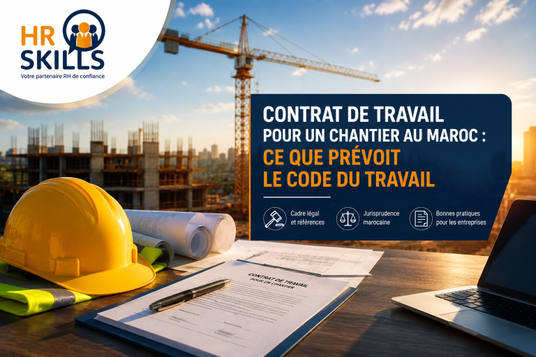 Contrat de travail pour un chantier